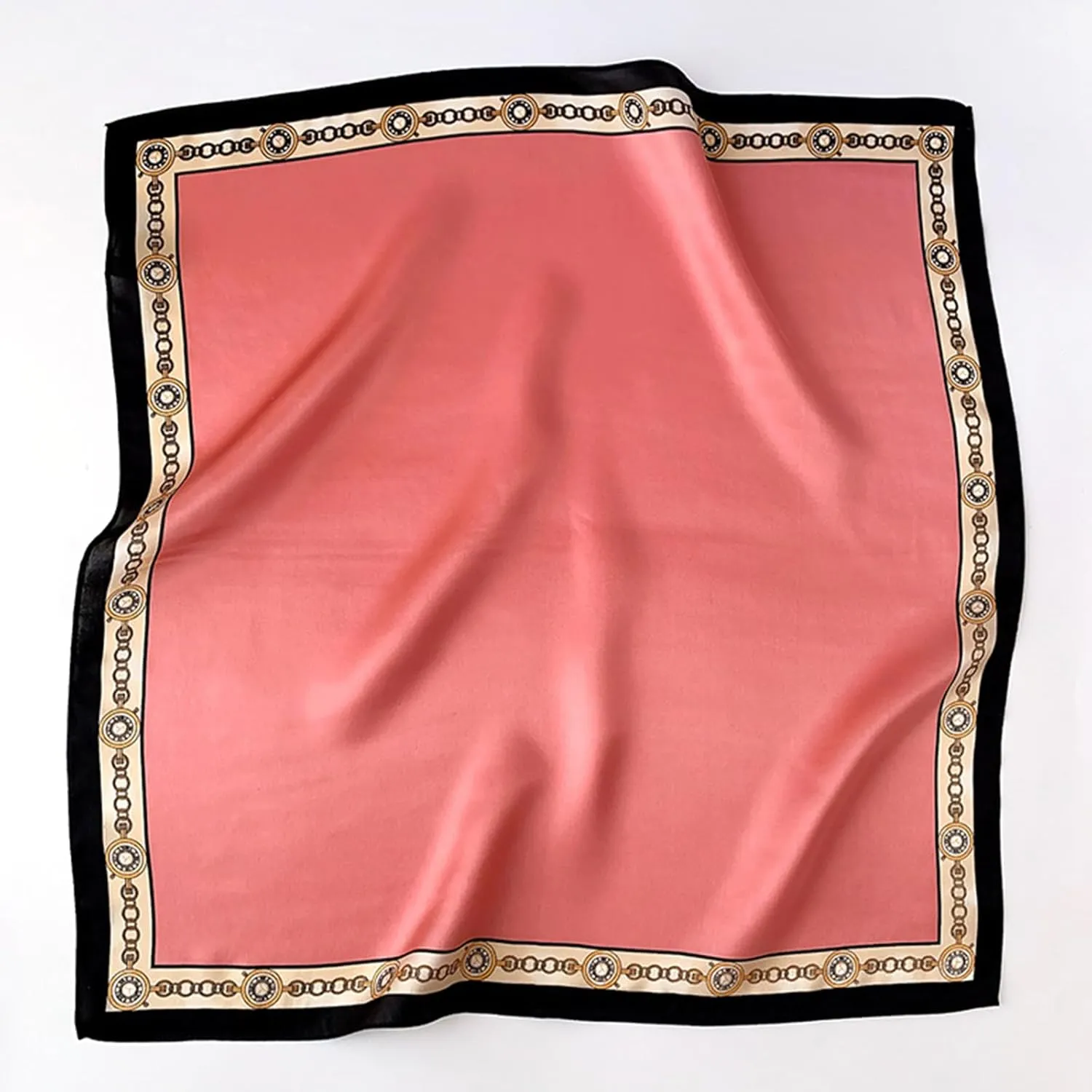 100% Mulberry Silk Scarf 21x21 Inch Lightweight Square Headscarf Small Neck Scarf Silk Scarves for Women Men