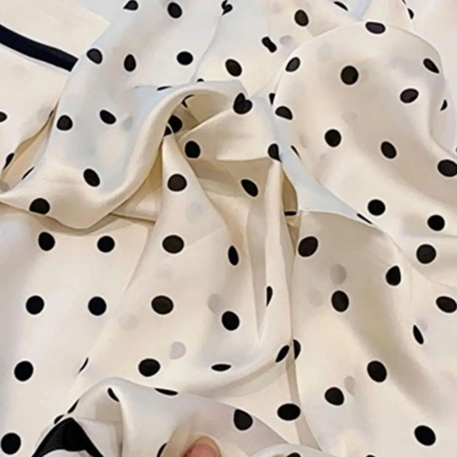 100% Pure Mulberry Silk Square Scarf for Hair Women Men Natural Silk Neckerchief Digital Printed Headscarf