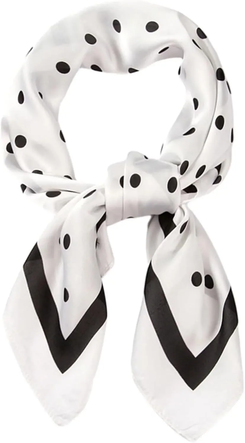 100% Pure Mulberry Silk Square Scarf for Hair Women Men Natural Silk Neckerchief Digital Printed Headscarf