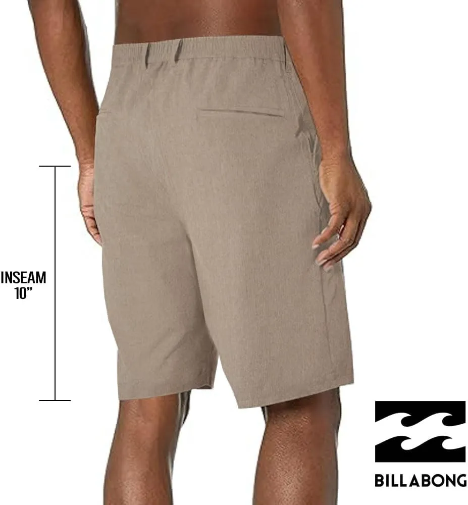 Billabong Big and Tall Shorts for Men – Hybrid Stretch Board Shorts Quick Dry Crossfire Submersible