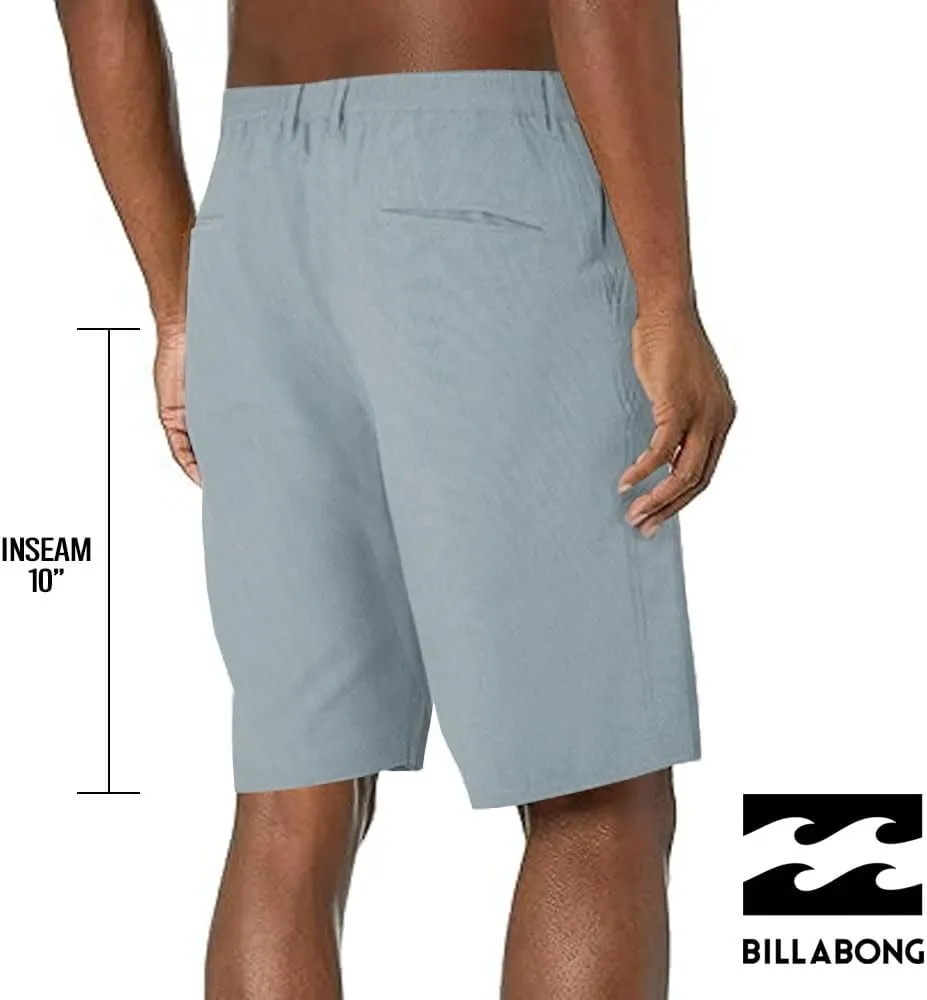 Billabong Big and Tall Shorts for Men – Hybrid Stretch Board Shorts Quick Dry Crossfire Submersible