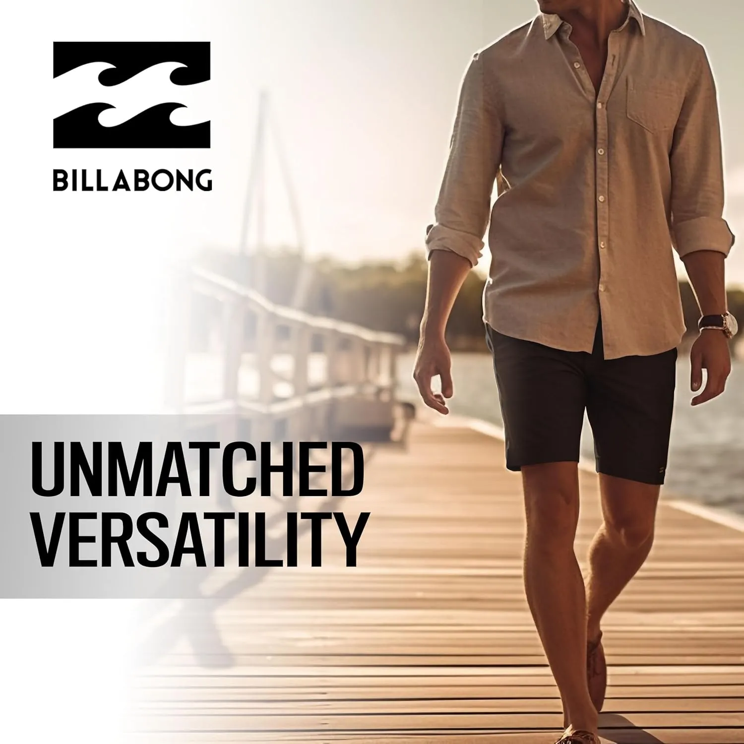 Billabong Big and Tall Shorts for Men – Hybrid Stretch Board Shorts Quick Dry Crossfire Submersible