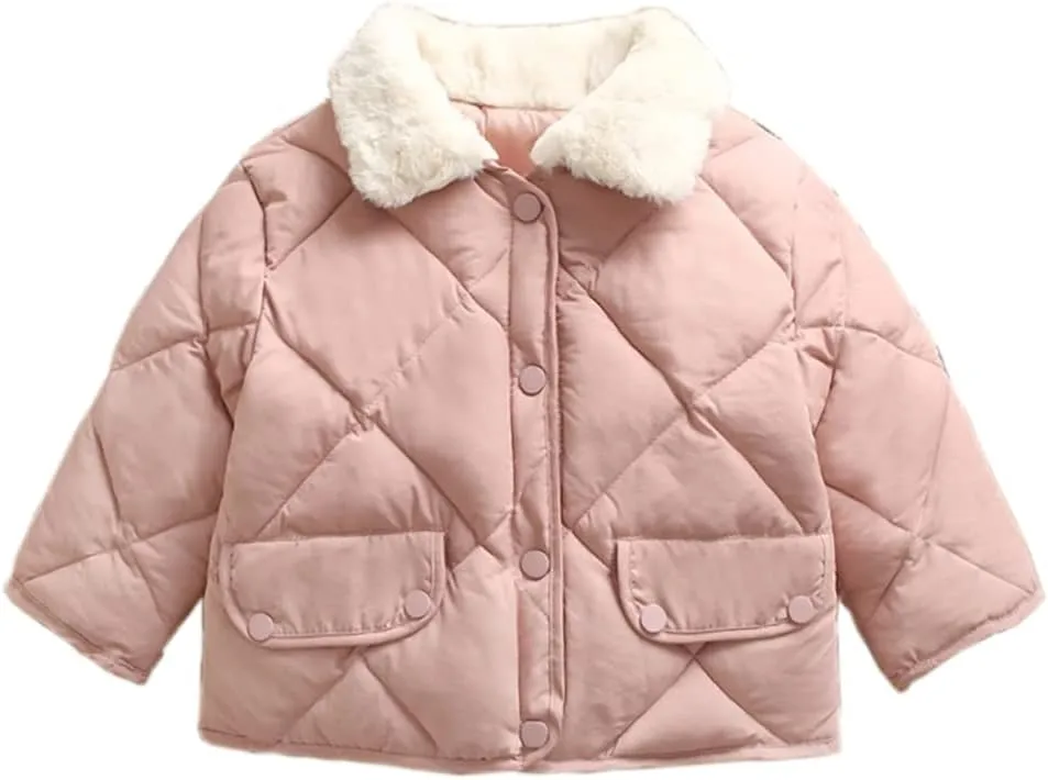 Boys Girls' Winter Coat Light Puffer Jacket Warm Down Coat Outwear Water-Resistant Packable Puffer Jacket Coat