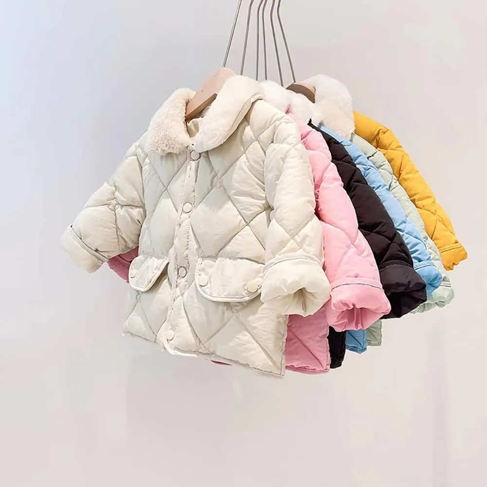 Boys Girls' Winter Coat Light Puffer Jacket Warm Down Coat Outwear Water-Resistant Packable Puffer Jacket Coat