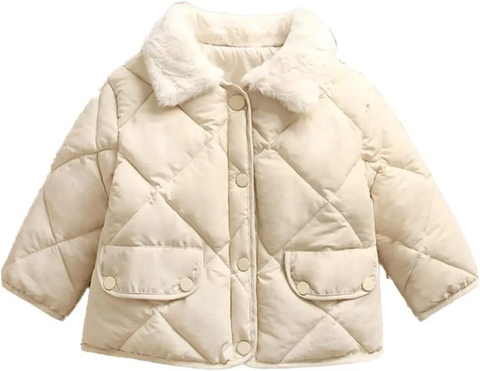 Boys Girls' Winter Coat Light Puffer Jacket Warm Down Coat Outwear Water-Resistant Packable Puffer Jacket Coat
