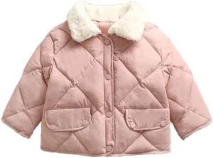Boys Girls' Winter Coat Light Puffer Jacket Warm Down Coat Outwear Water-Resistant Packable Puffer Jacket Coat