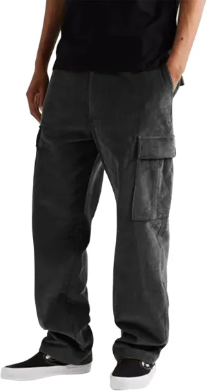 Cargo Pants for Men Joggers Men's Pants Men's Basic Active Jogger Fashion Athletic Joggers Pants Elastic Waist Pants