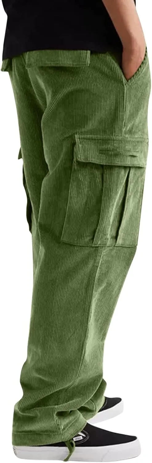 Cargo Pants for Men Relaxed Fit Casual Wild Joggers Athletic Work Pants Baggy Hiking Trousers Outdoor Wearing Track Pants