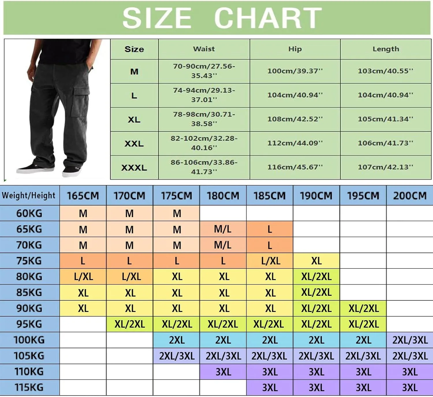 Cargo Pants for Men Relaxed Fit Casual Wild Joggers Athletic Work Pants Baggy Hiking Trousers Outdoor Wearing Track Pants