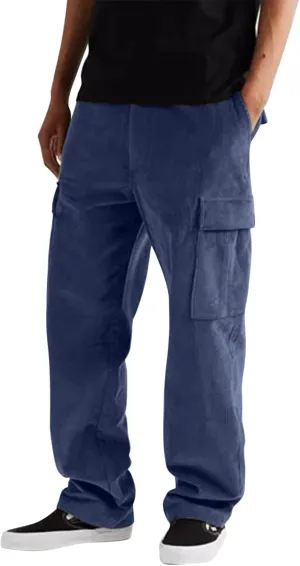 Cargo Pants for Men Relaxed Fit Casual Wild Joggers Athletic Work Pants Baggy Hiking Trousers Outdoor Wearing Track Pants