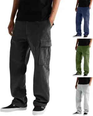 Cargo Pants for Men Relaxed Fit Casual Wild Joggers Athletic Work Pants Baggy Hiking Trousers Outdoor Wearing Track Pants