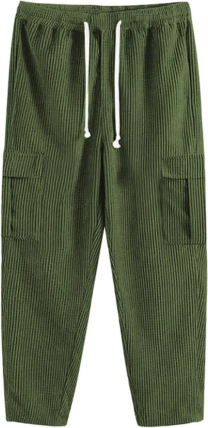 Cargo Pants for Men Relaxed Fit Casual Wild Joggers Athletic Work Pants Baggy Hiking Trousers Outdoor Wearing Track Pants