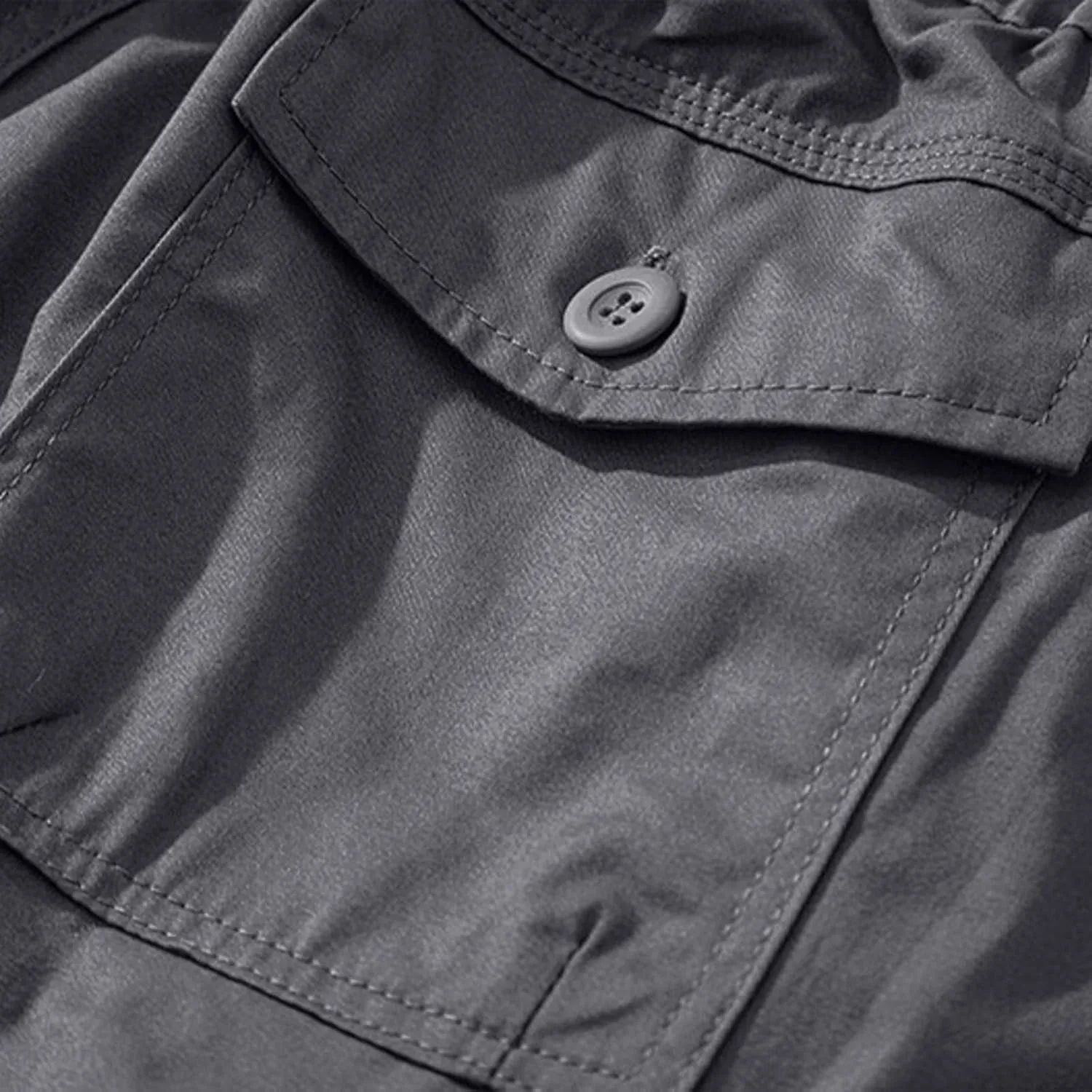 Cargo Shorts for Men Casual Elastic Waist Plus Size Outdoor Work Short Pants with Multiple Pockets Stretch Shorts