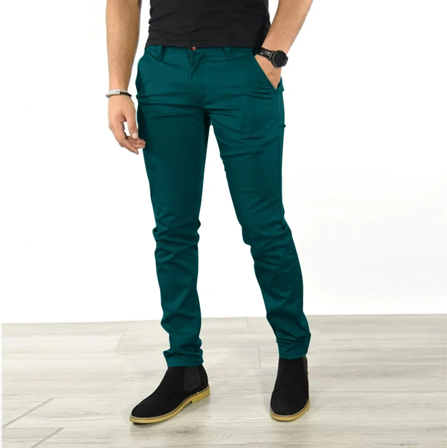 Cargo Sweatpants for Men Big and Tall Trousers Work Ripstop Cargo Pants Lightweight Cotton Jogger Work Pants 6 Pocket