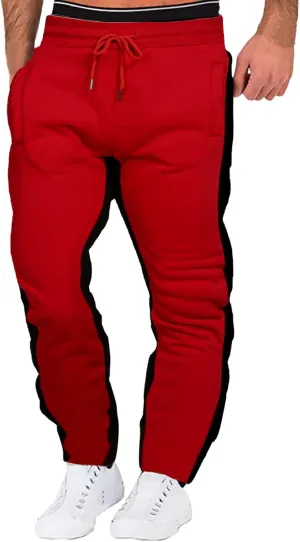 Cargo Sweatpants for Men Big and Tall with Pockets Casual Mens Christmas Sports Workout Pants for Running Mens Jogger