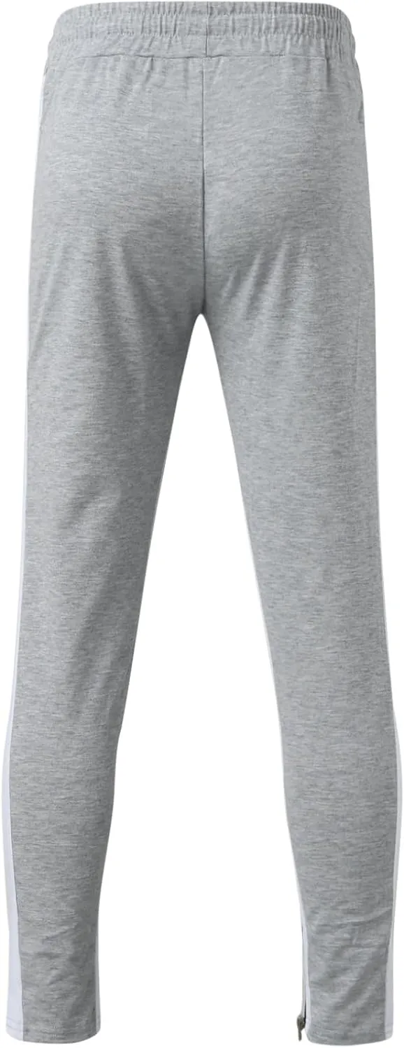 Cargo Sweatpants for Men Big and Tall Work Pants with Pockets Drawstring Waist Men's Outdoor Military Tactical Pants