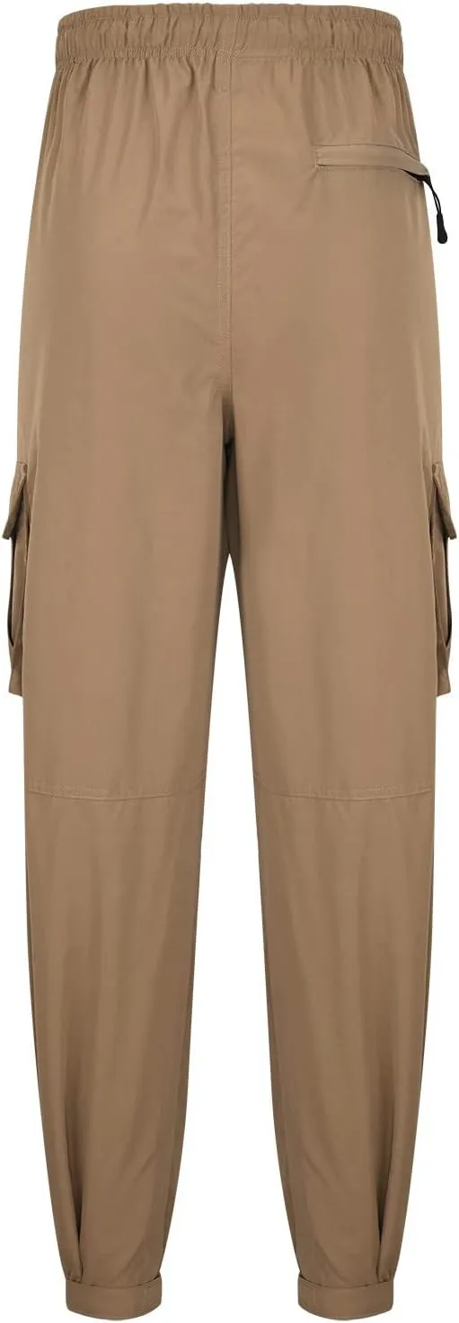 Cargo Trousers for Men Fleece Cargo Sweatpants Relax Fit Bungee Cord Open Bottom Mens Jogger Sweatpants Men's Slim