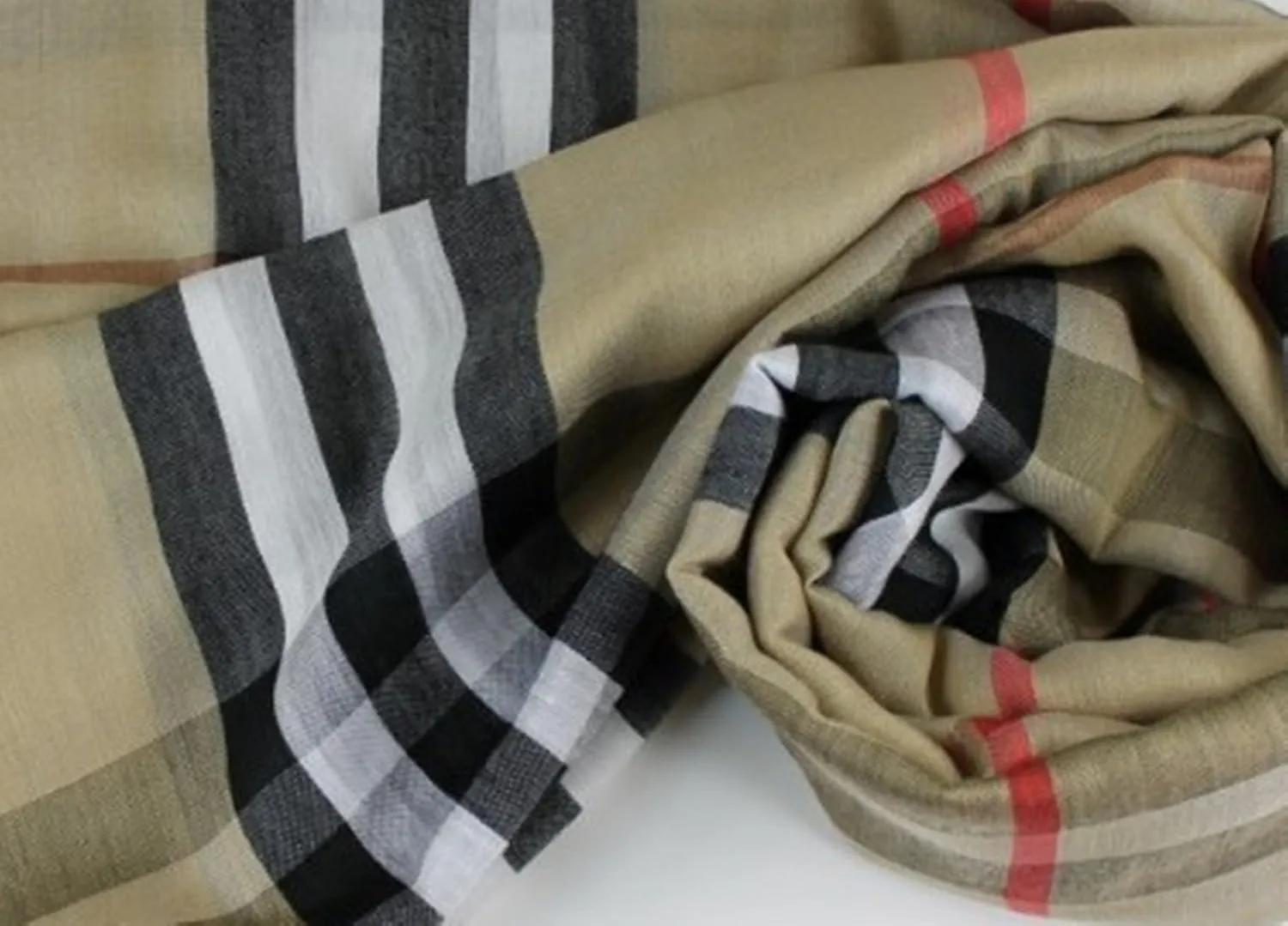 Cashmere Pashmina Group– Scarf,Scarves,Shawl,Wrap,Stole in Check/Plaid (Silk and Viscose)