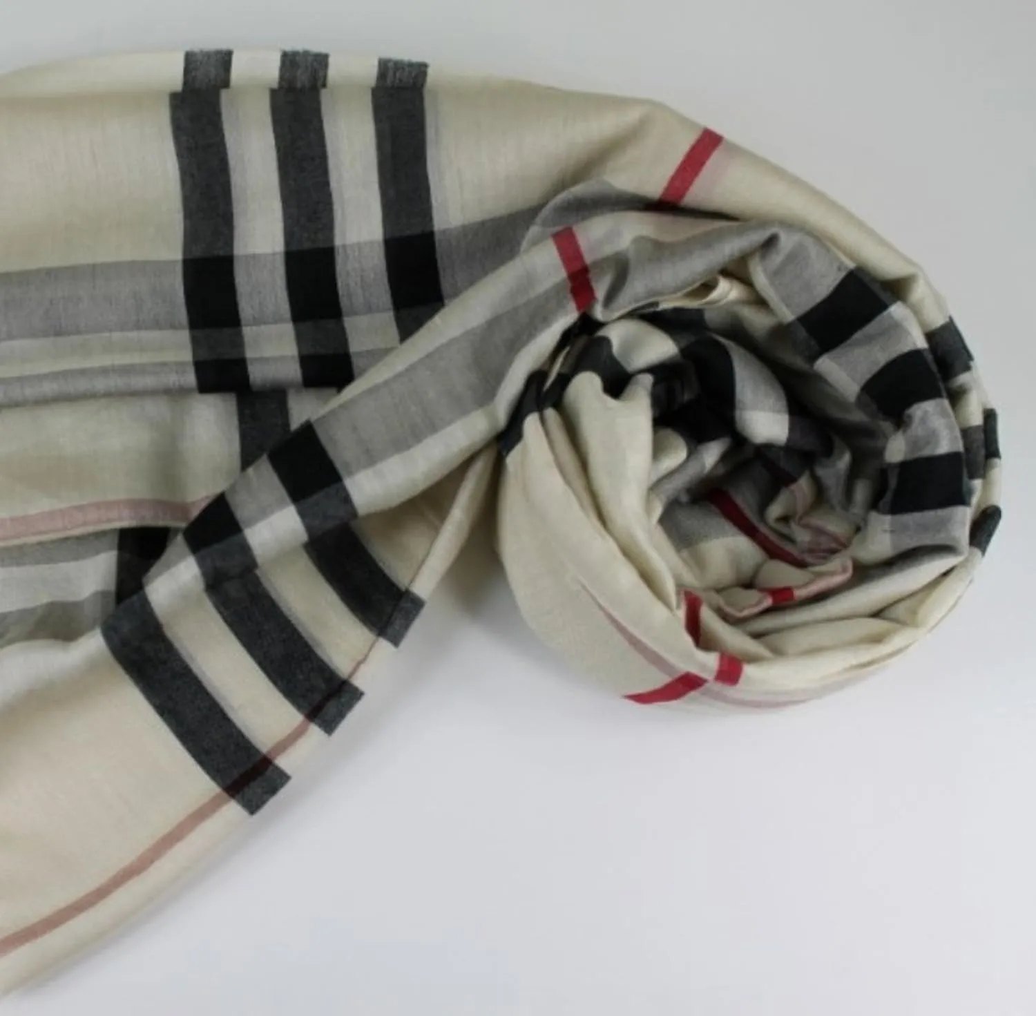 Cashmere Pashmina Group– Scarf,Scarves,Shawl,Wrap,Stole in Check/Plaid (Silk and Viscose)