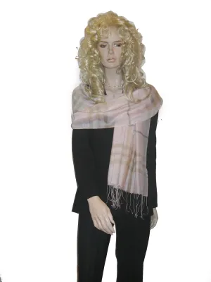 Cashmere Pashmina Group– Scarf,Scarves,Shawl,Wrap,Stole in Check/Plaid (Silk and Viscose)