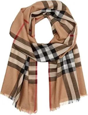 Cashmere Pashmina Group– Scarf,Scarves,Shawl,Wrap,Stole in Check/Plaid (Silk and Viscose)
