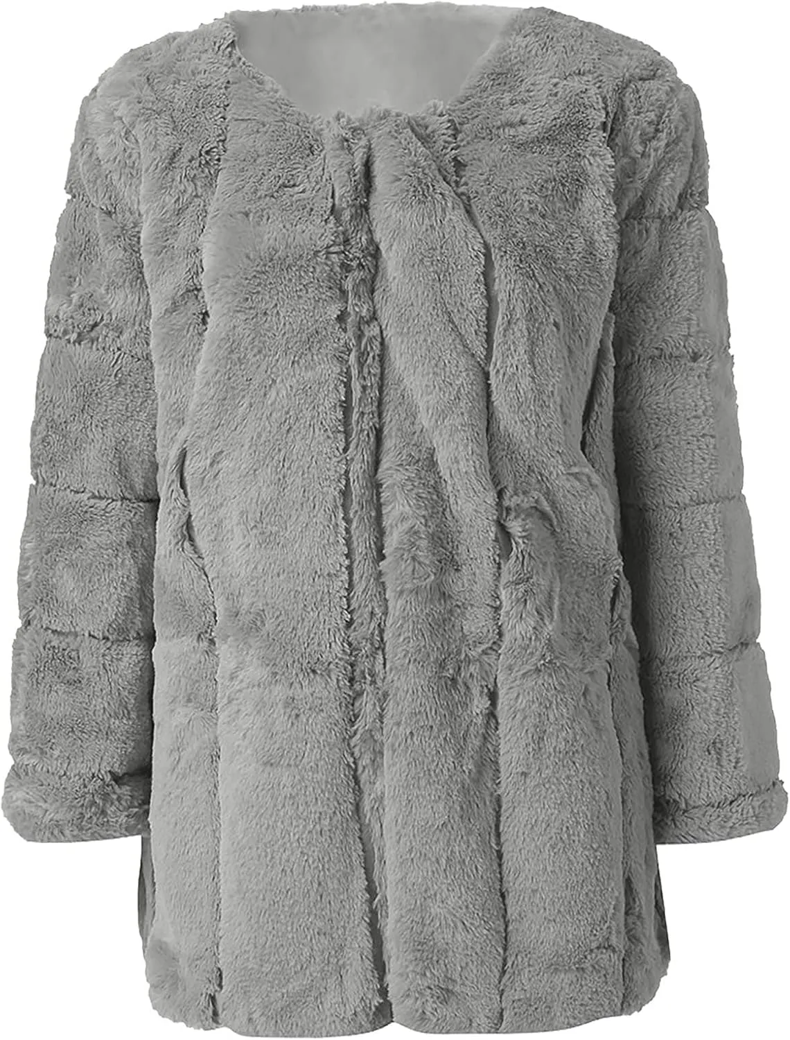ChicCrate Women's Winter Coat 2025 Sherpa Fleece Shearling Trendy Jackets Warm Clothes Oversized Open Front Cardigan Outwear