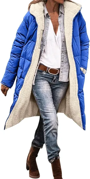 Clearance Trendy Sale Womens Puffer Jackets Casual Women Down & Parkas Down Denim Quilted Jacket Quilted Jacket Loose for Office Puffer Jacket Womens with Hood Down Filled Coat