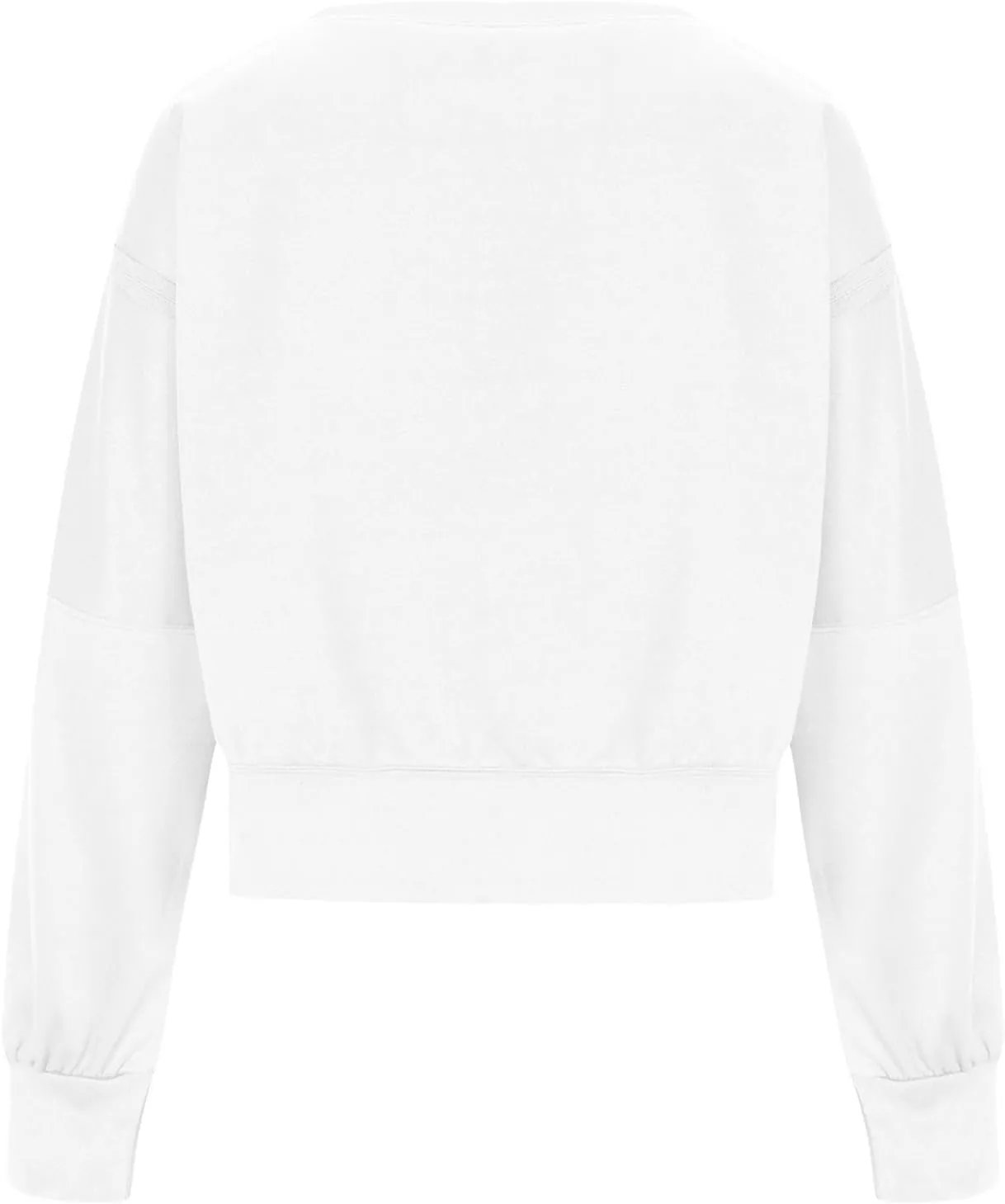 Cropped Sweatshirt For Women Fashion 2024 Casual Long Sleeve Crewneck Oversized Pullover Sweatshirts Fall y2k Clothes