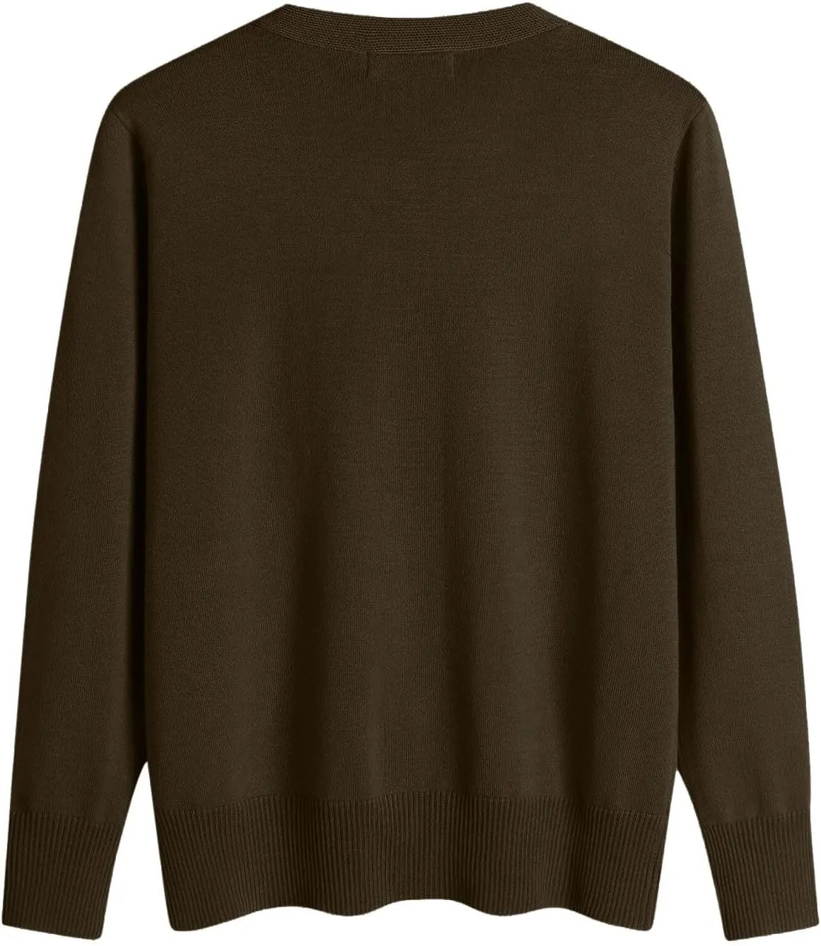 Fleece Pullover Women V Neck Solid Color Soft Lightweight Classic Sweater Trendy Casual Wool Sweater Top