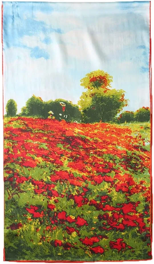Grace Scarves 100% Silk Scarf, Artists Collection (van Gogh & Monet)