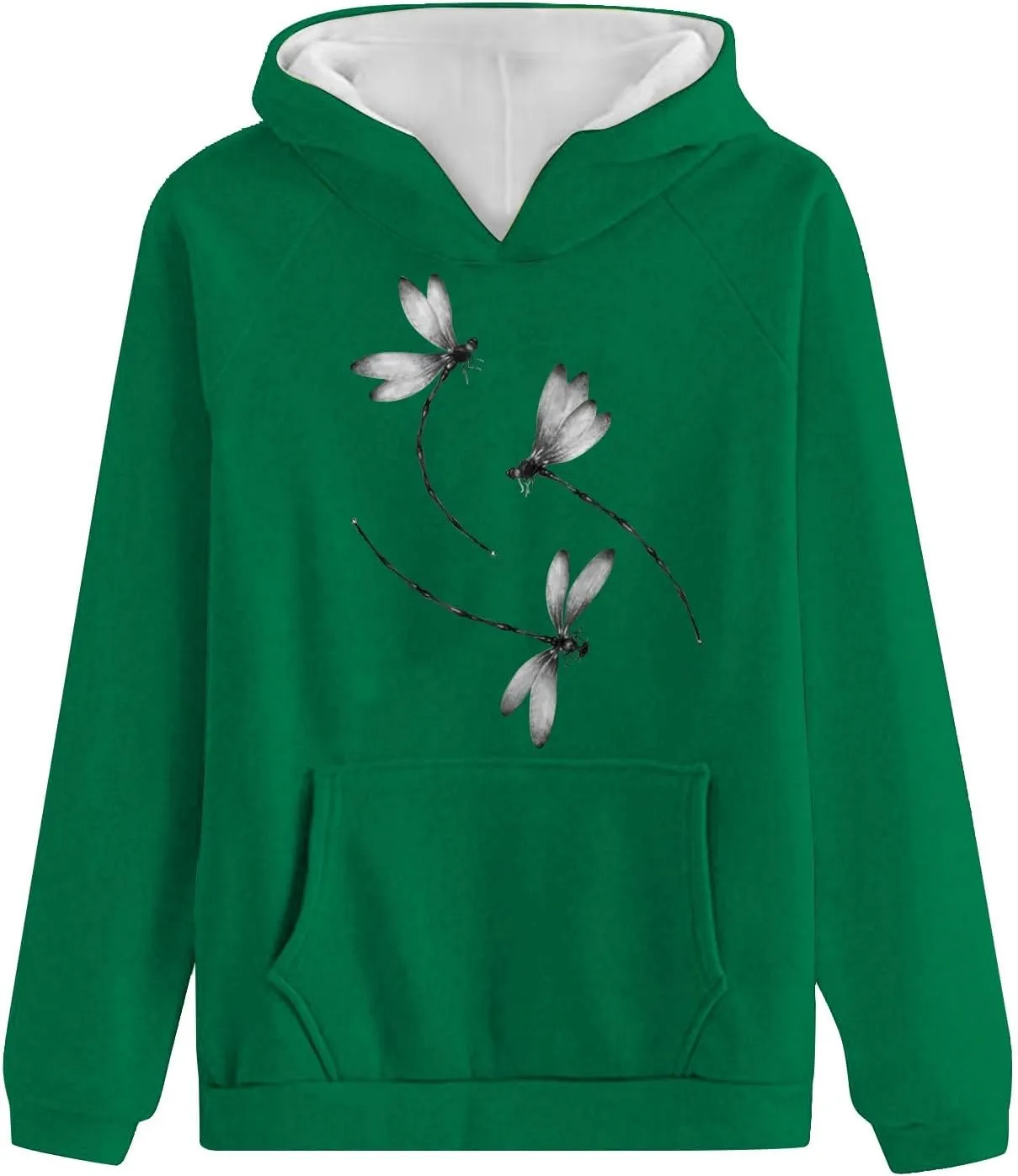 Hoodies & Sweatshirts for Women Oversized Graphic Track Shirts with Pockets Fashion Loose Fit Hooded Pullover Tops