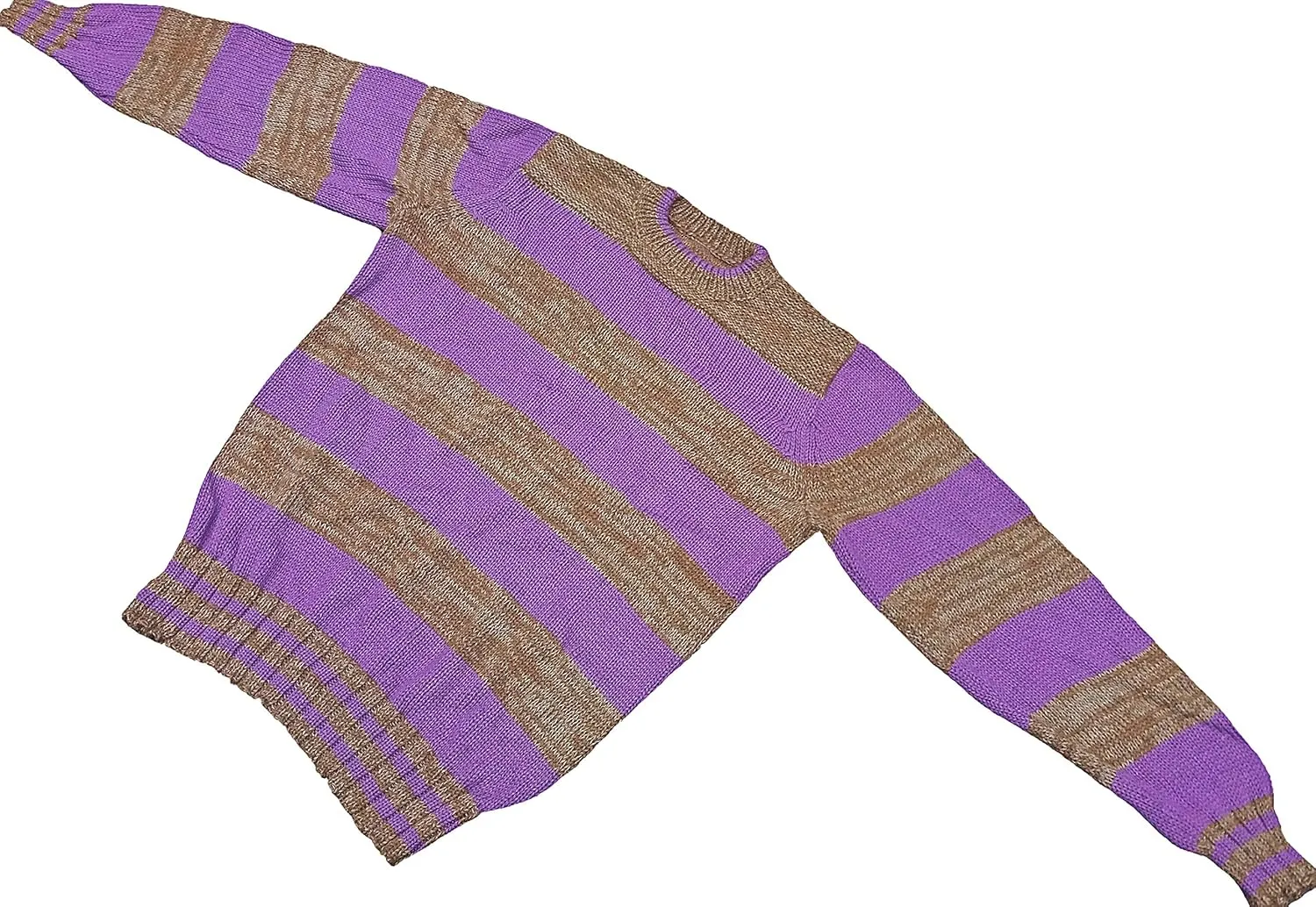 Hypoallergenic Deluxe 100% Royal Alpaca Sweater Jumper Handknitted Organic Silky
