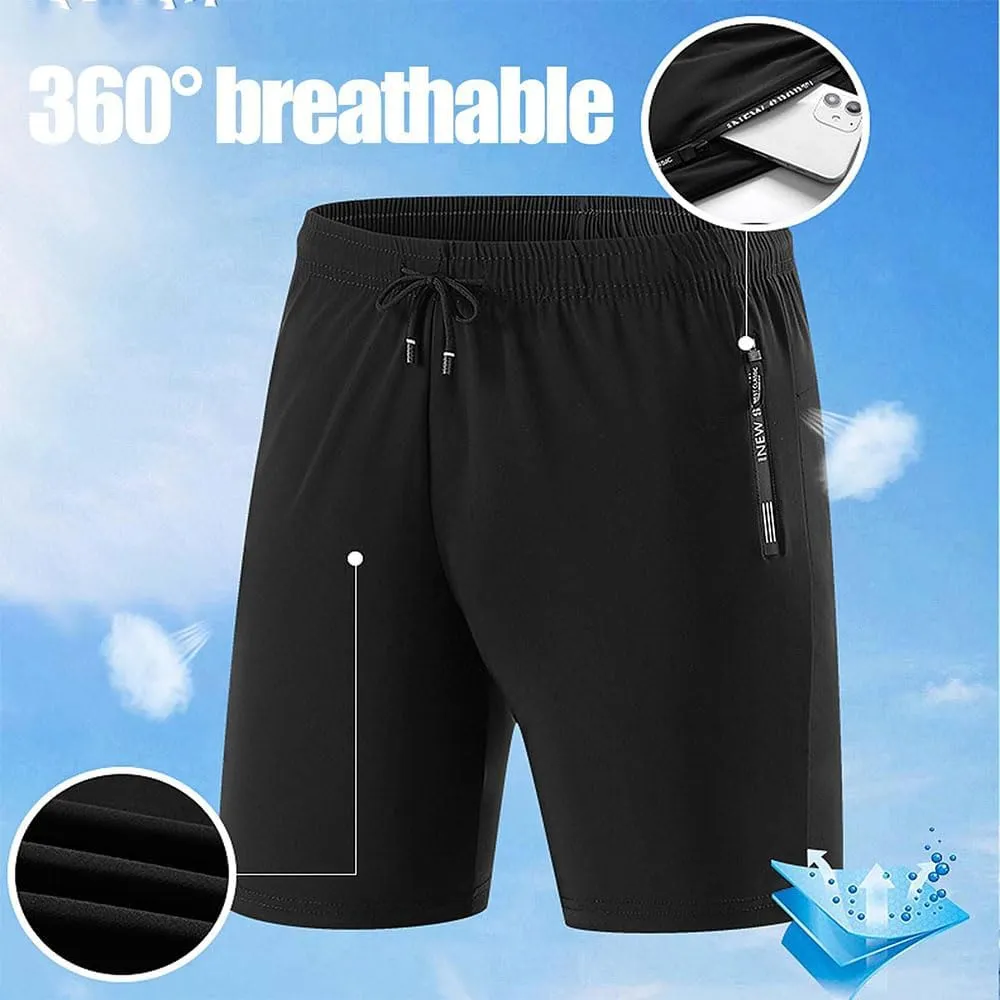Icedactive - Women's Ice Silk Quick Drying Stretch Shorts, Quick Dry Ice Silk Shorts