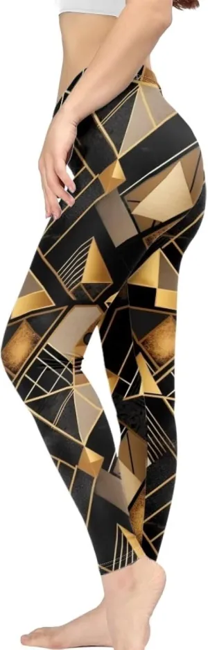Irisjudy Christmas Cane Candy Leggings for Women Paint Splash High Waist Workout Yoga Pants Snowflake Stretchy Gym Trousers