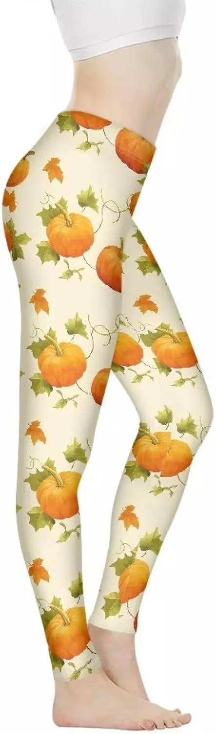 Irisjudy Christmas Cane Candy Leggings for Women Paint Splash High Waist Workout Yoga Pants Snowflake Stretchy Gym Trousers