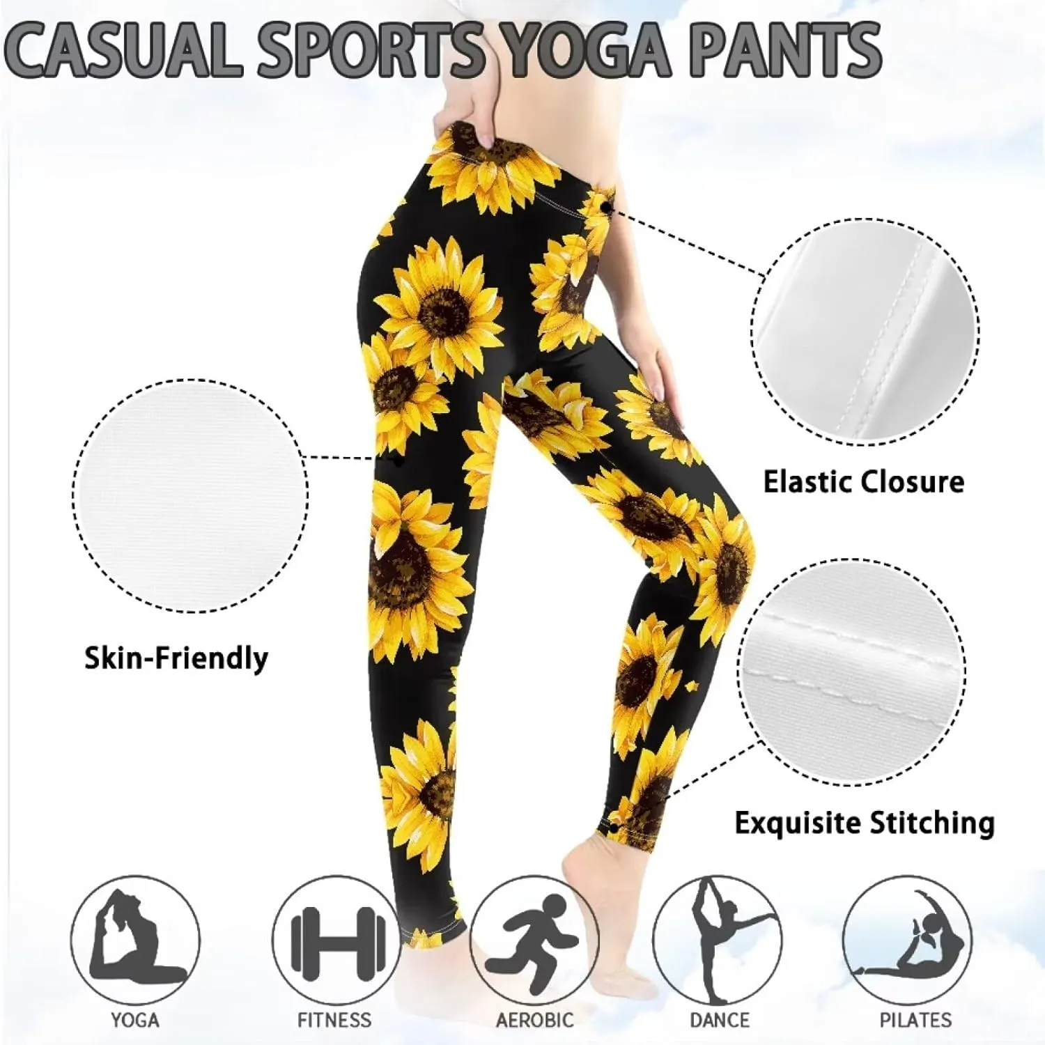 Irisjudy Christmas Cane Candy Leggings for Women Paint Splash High Waist Workout Yoga Pants Snowflake Stretchy Gym Trousers