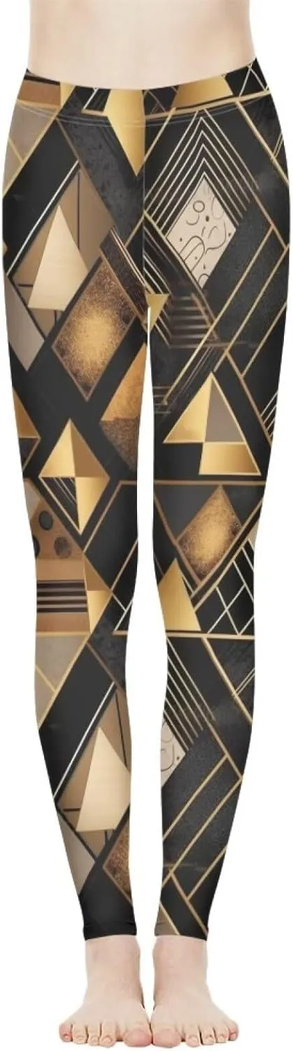Irisjudy Christmas Cane Candy Leggings for Women Paint Splash High Waist Workout Yoga Pants Snowflake Stretchy Gym Trousers