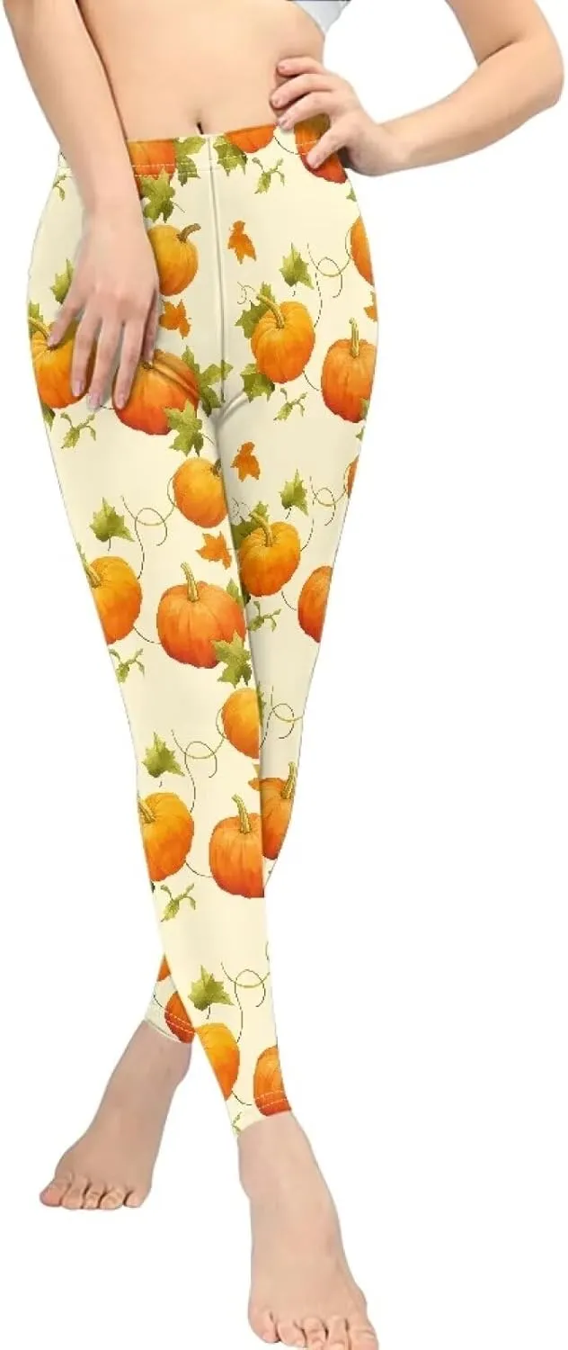 Irisjudy Christmas Cane Candy Leggings for Women Paint Splash High Waist Workout Yoga Pants Snowflake Stretchy Gym Trousers