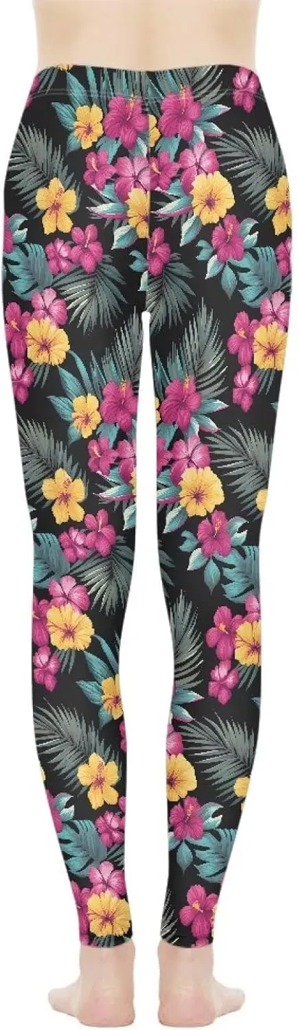 Irisjudy High Waist Yoga Pants for Women, Cute Kawaii Comfy Workout Leggings for Girls, Tummy Control Stretchy Tights XS-3XL