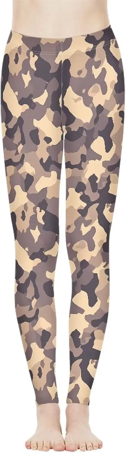 Irisjudy High Waist Yoga Pants for Women, Cute Kawaii Comfy Workout Leggings for Girls, Tummy Control Stretchy Tights XS-3XL