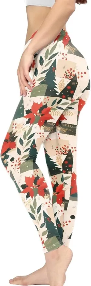 Irisjudy Workout Leggings for Women Vintage Butterfly High Waisted Yoga Pants Island Tribal Gym Bell Bottom Leggings Scrunch