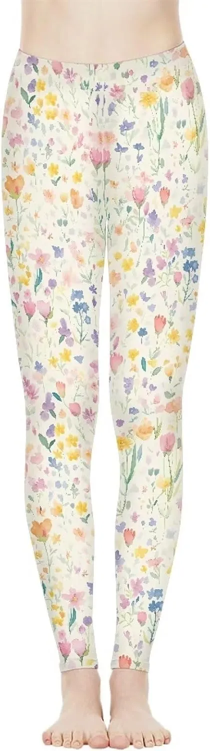 Irisjudy Workout Leggings for Women Vintage Butterfly High Waisted Yoga Pants Island Tribal Gym Bell Bottom Leggings Scrunch