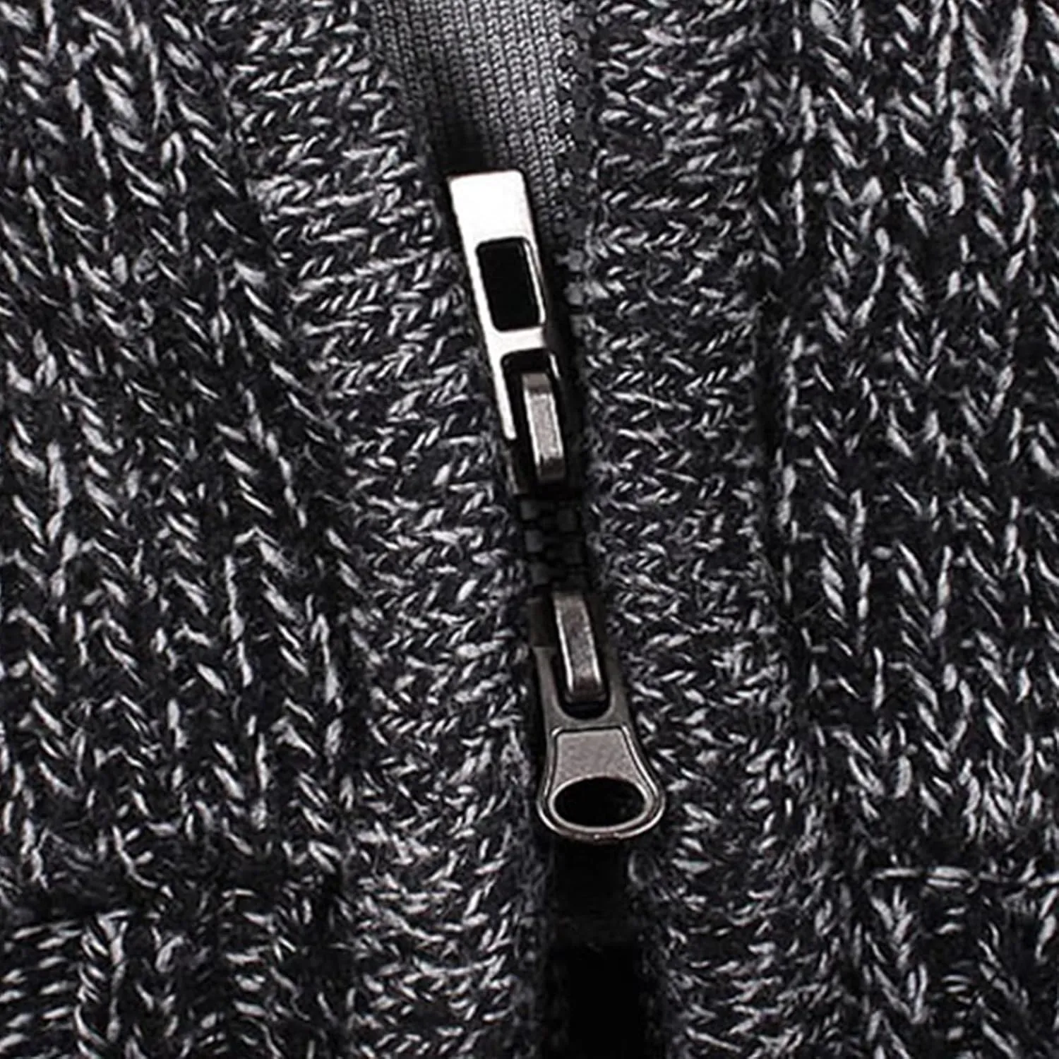 Knitted Coats for Men Casual Long Sleeve Full Zip up Hoodie Plush Jacket Fall Winter Thickened Sherpa Coat Outerwear