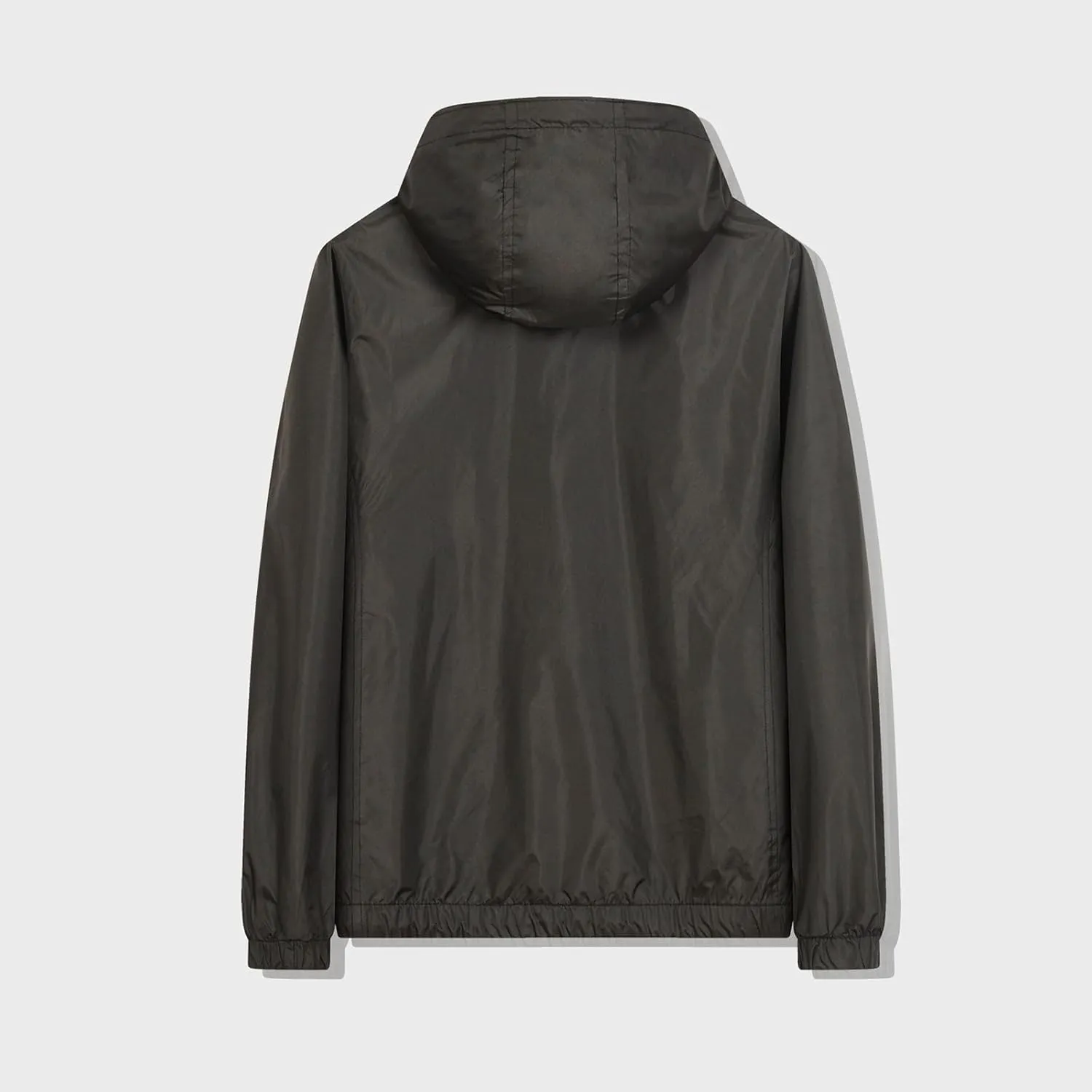 Lighweight Hooded Rain Jacket for Men 2025 Fashion Color Block Hiking Camping Outdoor Casual Jackets with Inner Mesh