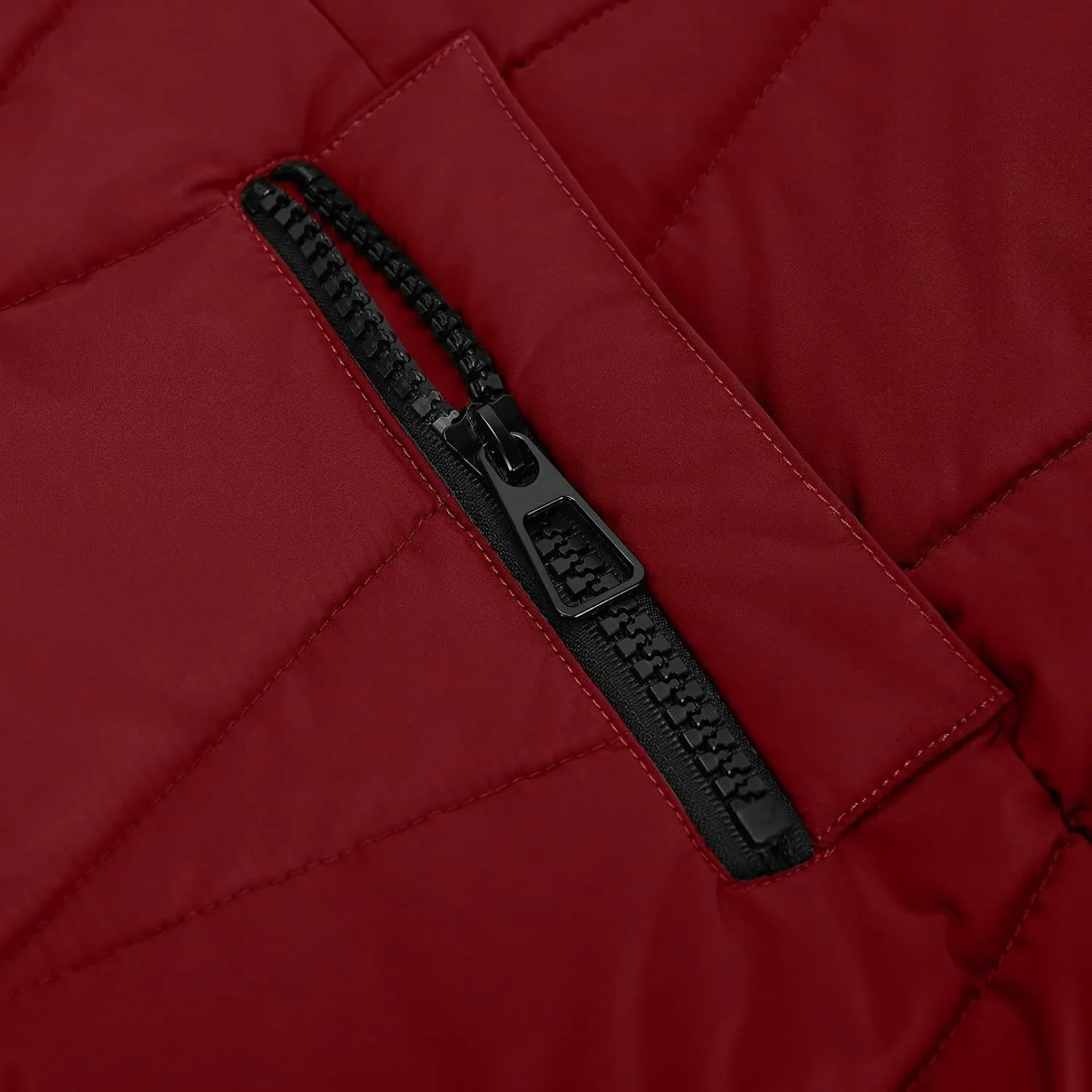 Long Puffer Jacket for Women Fleece Lined Down Coat Winter Heavyweight Overcoats Thicken Warm Down Jackets with Hood