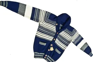 Luxury 100% Peruvian Royal Alpaca Shawl Cardigan 1.1 kg Thermo Silky Handknitted