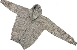 Luxury 100% Peruvian Royal Alpaca Shawl Cardigan 1.1 kg Thermo Silky Handknitted