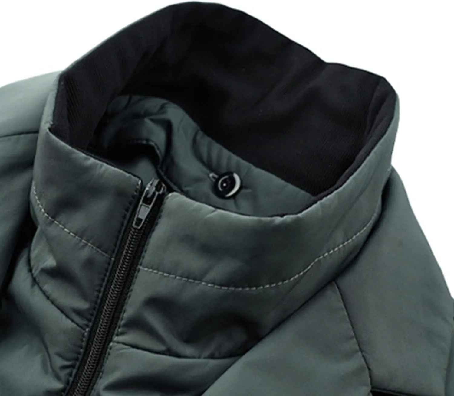 Men Scarf Collar Casual Suit Down Sports Button Business Blazer Puffer Jackets Lightweight Windproof Duck Down Coats