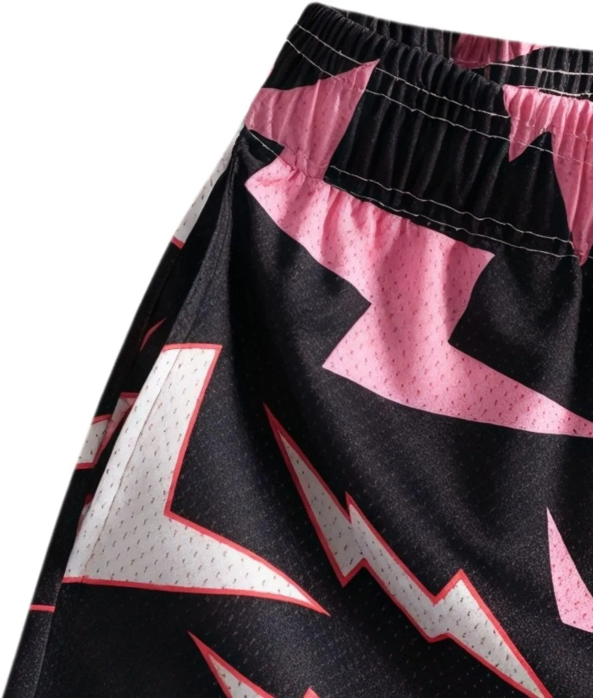Mens Graphic Casual Stretch Shorts Running Basketball Gym Breathable Beach Summer Quick Dry Mesh Shorts