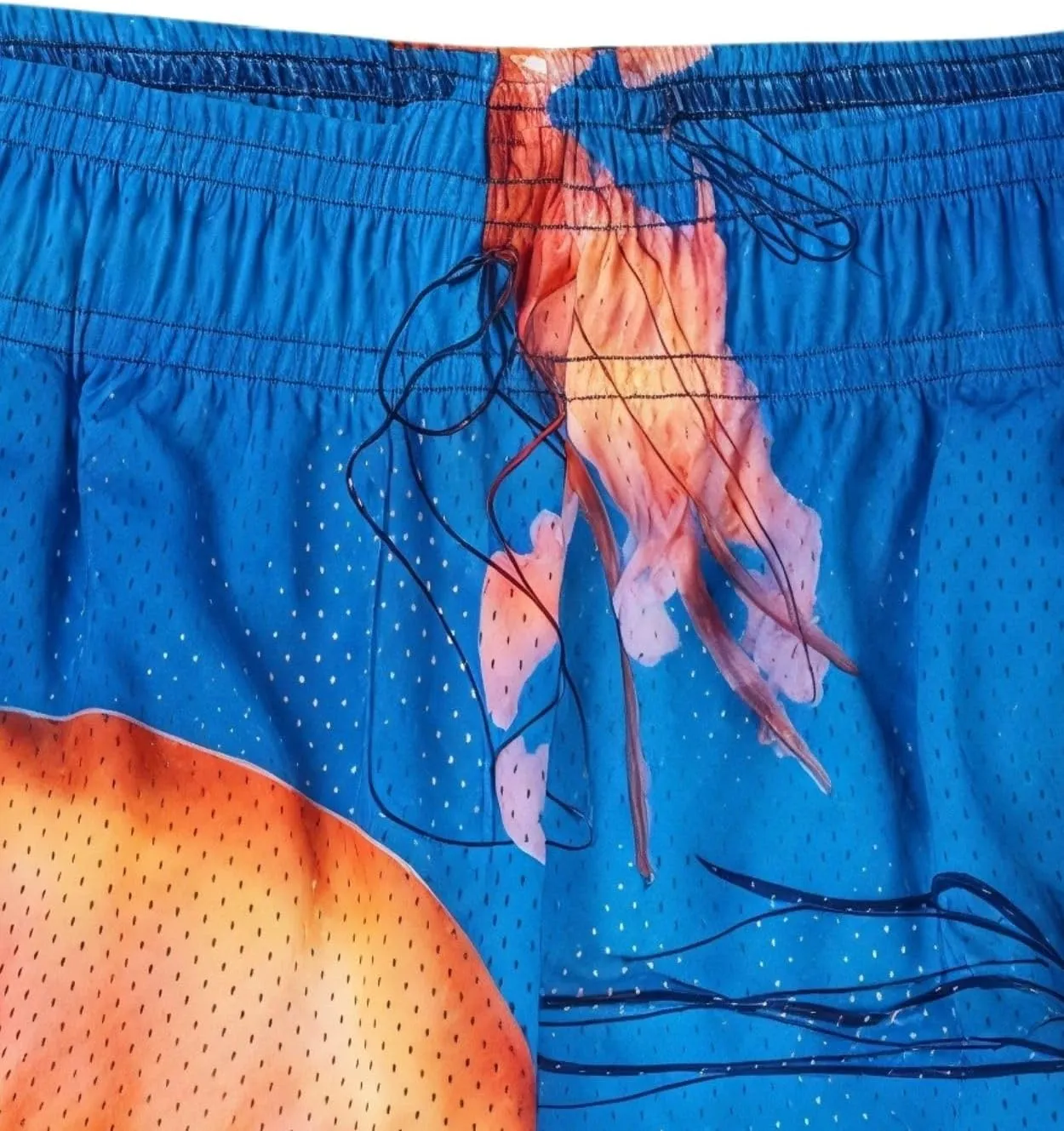 Mens Graphic Casual Stretch Shorts Running Basketball Gym Breathable Beach Summer Quick Dry Mesh Shorts